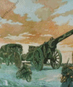 Artillery Military Art Diamond Painting