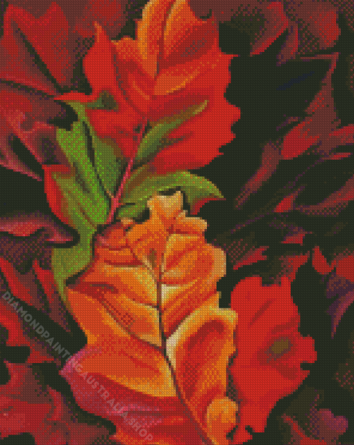 Autumn Leaves Lake George NY Diamond Painting