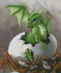 Baby Dragon Diamond Painting