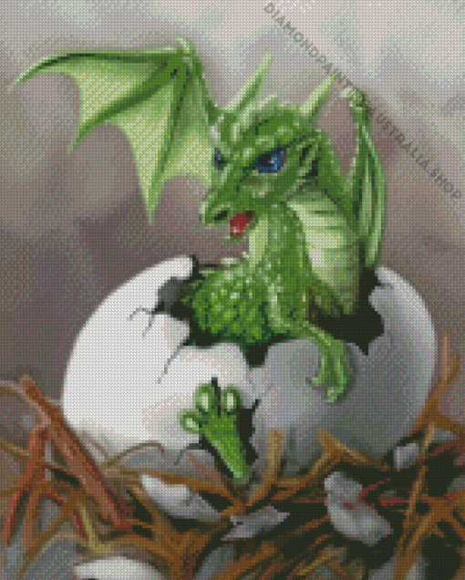 Baby Dragon Diamond Painting