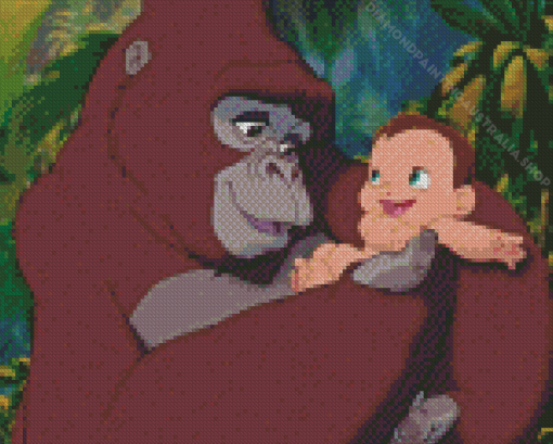 Baby Tarzan Diamond Painting