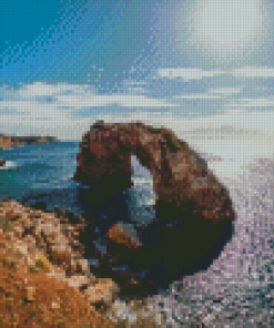 Baleares Es Pontas Arch Diamond Painting