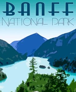 Banff Park Poster Diamond Painting