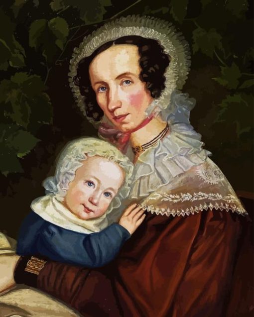 Baroness Reinthal With Her Daughter Diamond Painting