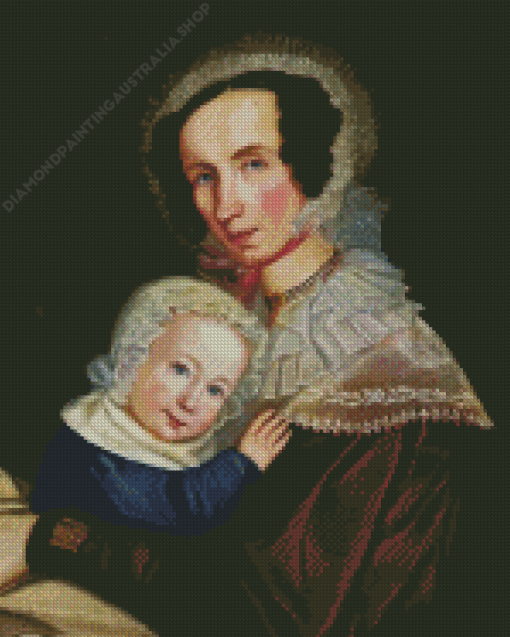 Baroness Reinthal With Her Daughter Diamond Painting