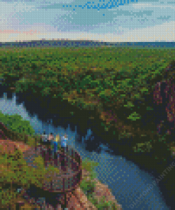 Baruwei Lookout in Katherine Australia Diamond Painting