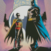 Batman And Robin Heroes Diamond Painting