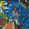 Beauty And The Beast Castle Glass Diamond Painting