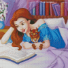 Belle Reading Diamond Painting