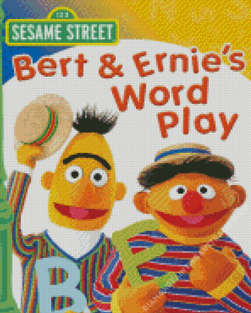 Bert And Ernie Poster Diamond Painting