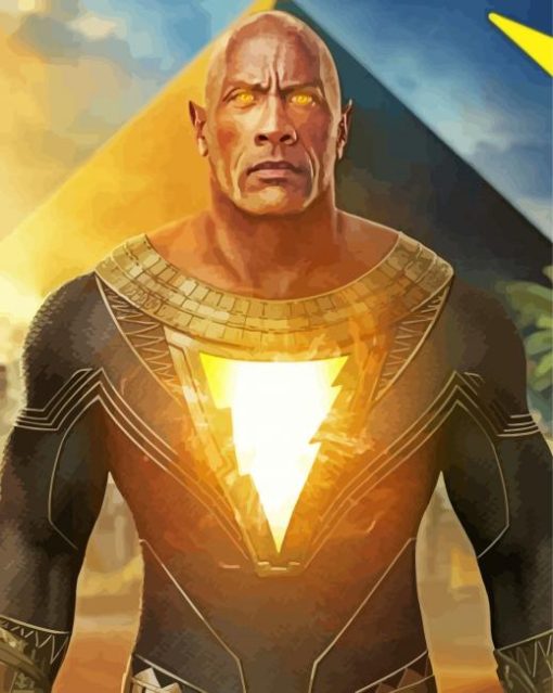 Black Adam Diamond Painting