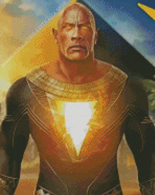 Black Adam Diamond Painting