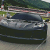 Black Corvette Diamond Painting