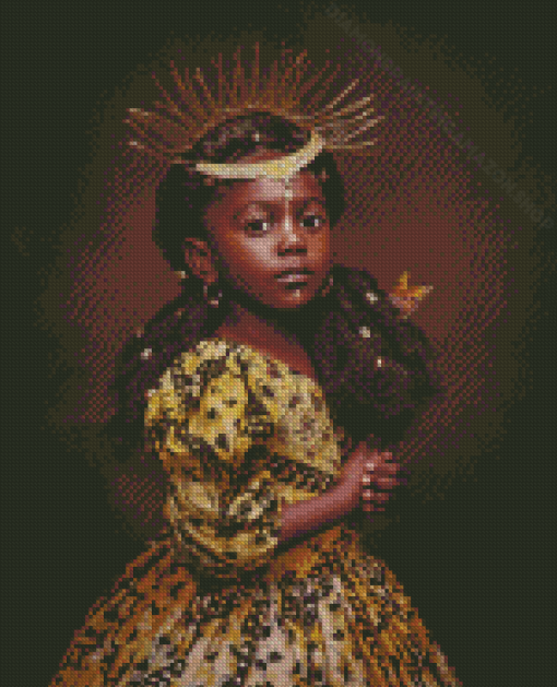 Black Princess Diamond Painting