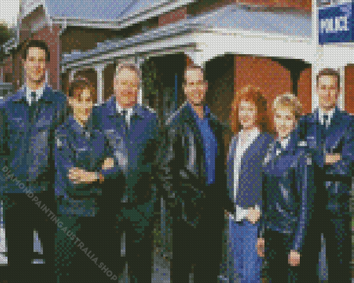 Blue Heelers Characters Diamond Painting