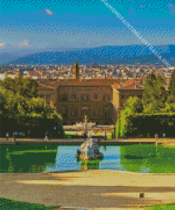 Boboli Gardens In Italy Diamond Painting