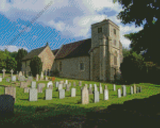 Bradenham Church Diamond Painting