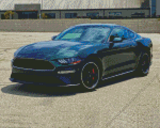 Bullitt Mustang Diamond Painting