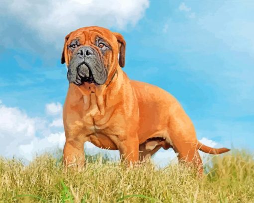 Bullmastiff Dog Diamond Painting