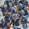 Byu Football Team Diamond Painting