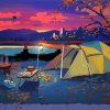 Camping In the Fall Diamond Painting