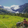 Camping in Alpine Meadows Diamond Painting