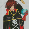 Captain Harlock Character Art Diamond Painting