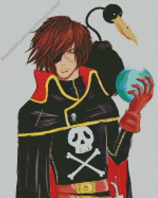 Captain Harlock Character Art Diamond Painting