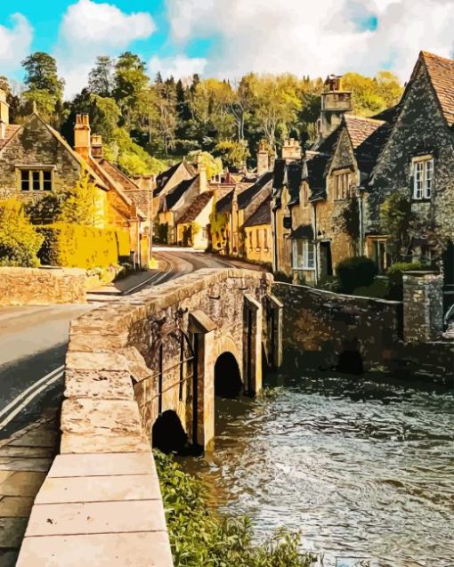 Castle Combe Diamond Painting