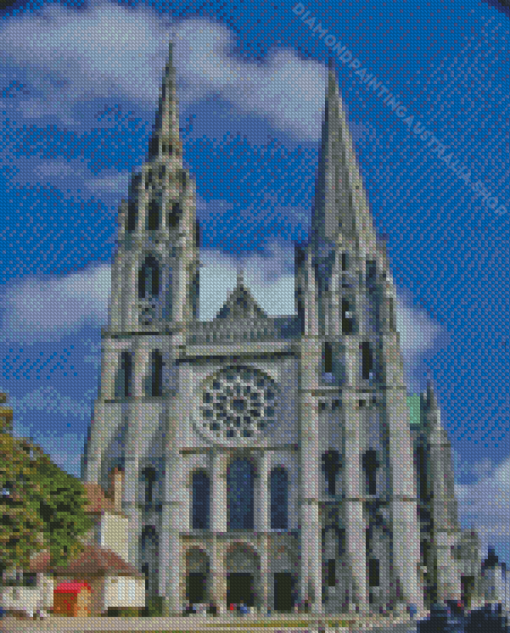 Cathedral Gothic Building Diamond Painting