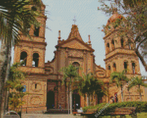 Cathedral of Santa Cruz Bolivia Diamond Painting