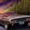 Charger Rt 1970 Art Diamond Painting