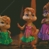 Chipettes Diamond Painting