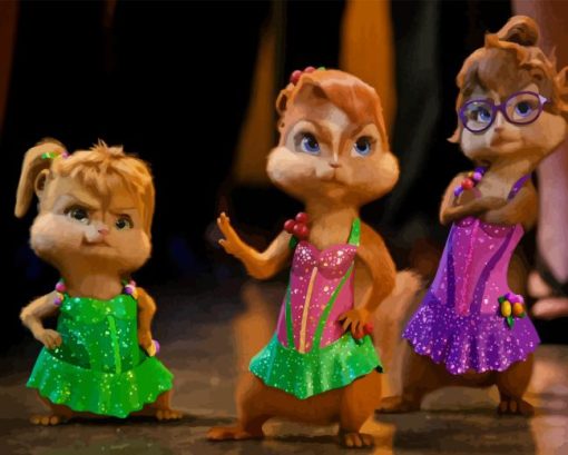 Chipettes Diamond Painting