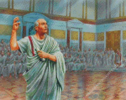 Cicero Roman Statesman Diamond Painting