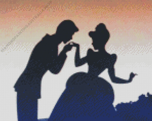 Cinderella And Her Prince Charming Diamond Painting