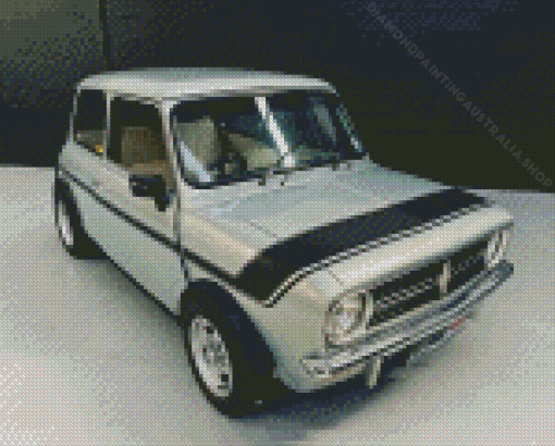 Classic Leyland Mini Car Diamond Painting