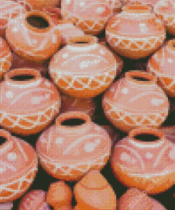 Clay Pots Diamond Painting