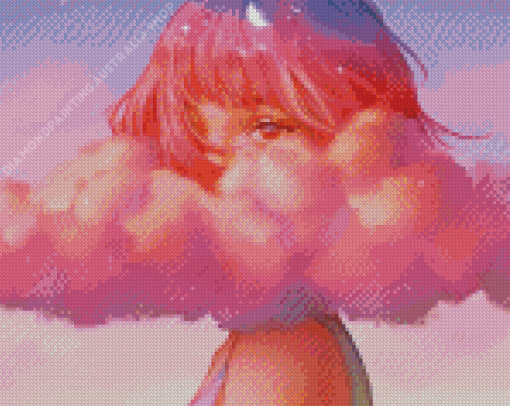 Cloud Girl Diamond Painting