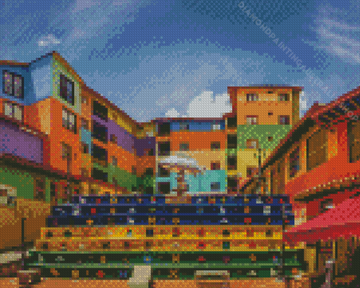 Colombia Madellin City Diamond Painting