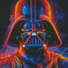 Colorful Darth Vader Diamond Painting