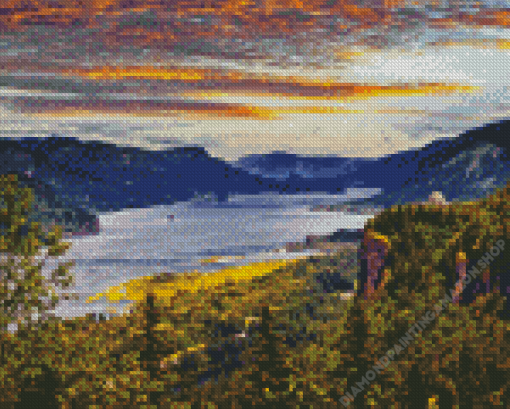 Columbia Gorge Diamond Painting