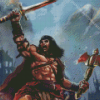 Conan the Barbarian Warrior Diamond Painting