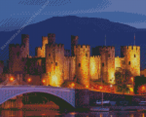 Conwy Castle Diamond Painting