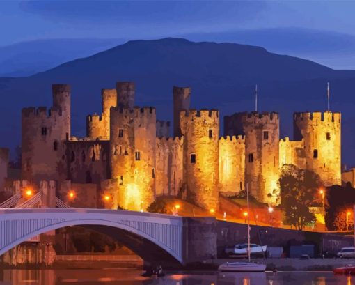 Conwy Castle Diamond Painting