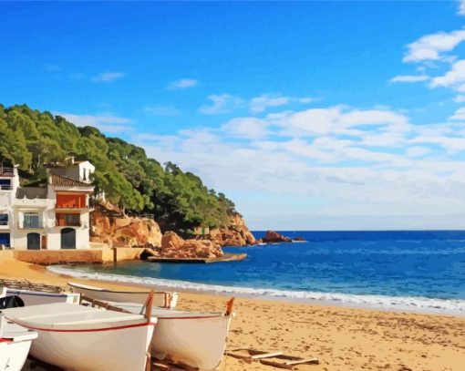 Costa Brava Beach Diamond Painting