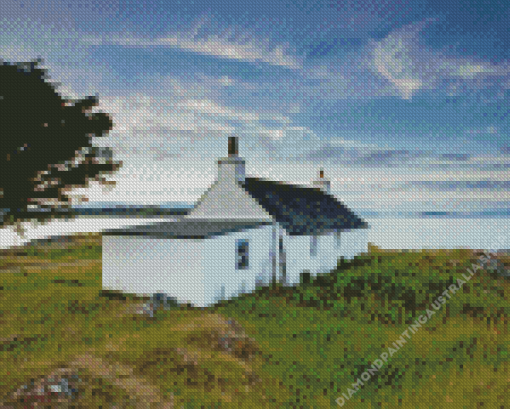 Cottage by Sea Diamond Painting