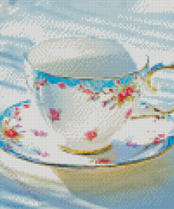 Cup and Saucer Diamond Painting