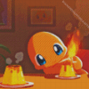 Cute Charmander Diamond Painting