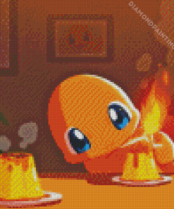 Cute Charmander Diamond Painting